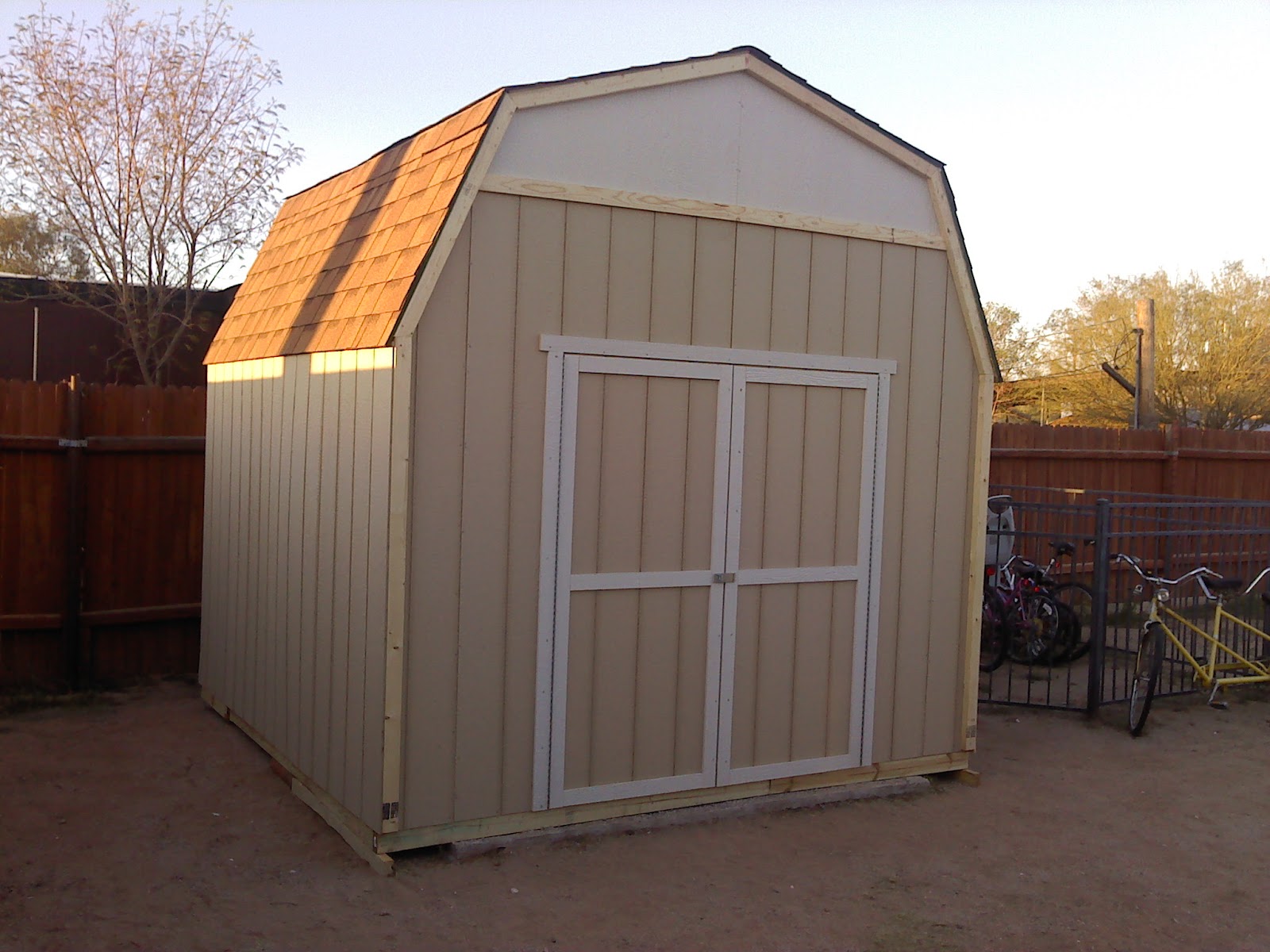 New barn-style shed